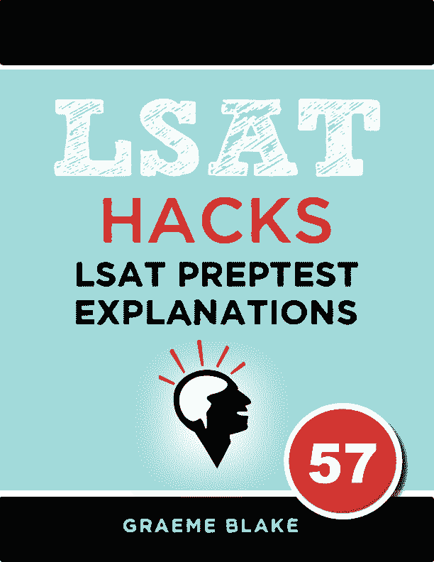 LSAT Preptest 57 Explanations